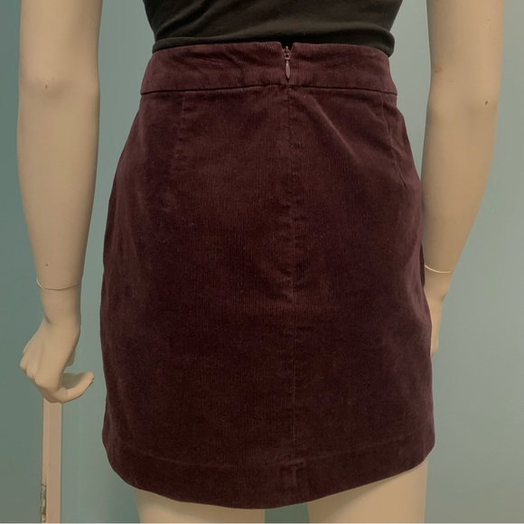 Banana Republic Rich Burgundy Mini Skirt - Picture 3 of 4